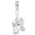 Angel Charm Dangle Bead In Sterling Silver