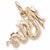 Serpent charm in Yellow Gold Plated hide-image