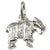 Goat charm in 14K White Gold hide-image