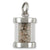 New Brunswick Sand Capsule charm in Sterling Silver