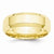 10k Yellow Gold 7mm Bevel Edge Comfort Fit Wedding Band