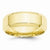 10k Yellow Gold 8mm Bevel Edge Comfort Fit Wedding Band