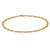 10Kt Yellow Gold Polished +1 Figaro Bracelet