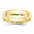 10k Yellow Gold 5mm Lightweight Comfort Fit Wedding Band