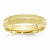 10k Yellow Gold 5mm Double Milgrain Comfort Fit Wedding Band