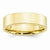 10k Yellow Gold 6mm Standard Flat Comfort Fit Wedding Band