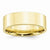 10k Yellow Gold 7mm Standard Flat Comfort Fit Wedding Band