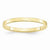 10k Yellow Gold 2mm Lightweight Flat Wedding Band