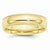 10k Yellow Gold 6mm Milgrain Comfort Fit Wedding Band