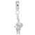 Scott Warrior Charm Dangle Bead In Sterling Silver