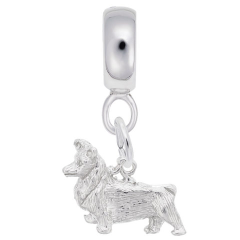 Pembroke Charm Dangle Bead In Sterling Silver