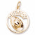 Calgary Cowboy Hat charm in Yellow Gold Plated hide-image