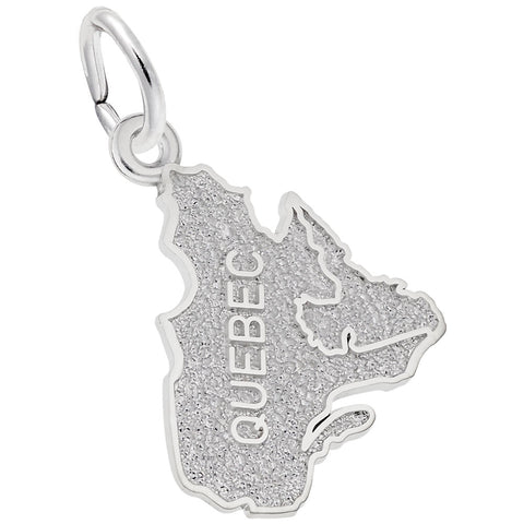 Quebec Charm In Sterling Silver