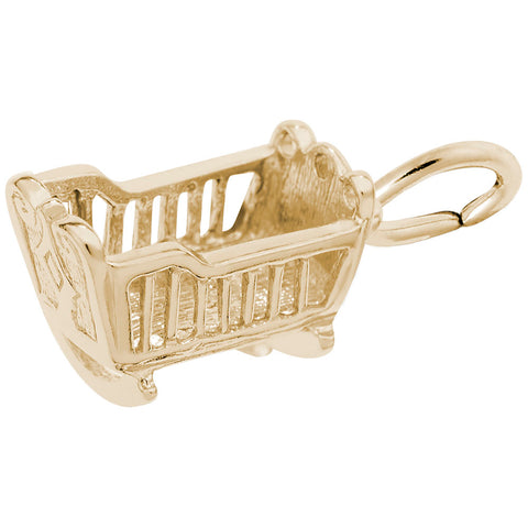 Cradle Charm In Yellow Gold