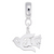 Peace charm dangle bead in Sterling Silver hide-image