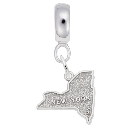 New York Charm Dangle Bead In Sterling Silver