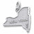 New York charm in 14K White Gold hide-image