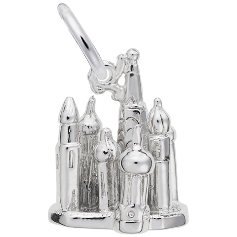 St. Basil'S Cathedral Charm In Sterling Silver