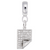 Quilt charm dangle bead in Sterling Silver hide-image