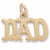 Dad charm in Yellow Gold Plated hide-image