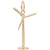 Power Wind Mill Charm In Yellow Gold