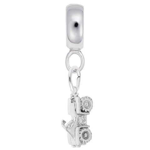 All Terrain Vehicle Charm Dangle Bead In Sterling Silver