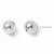 14k White Gold Polished 8mm Ball Post Earrings