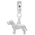 Labrador Dog charm dangle bead in Sterling Silver hide-image