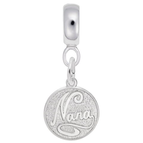 Nana Charm Dangle Bead In Sterling Silver