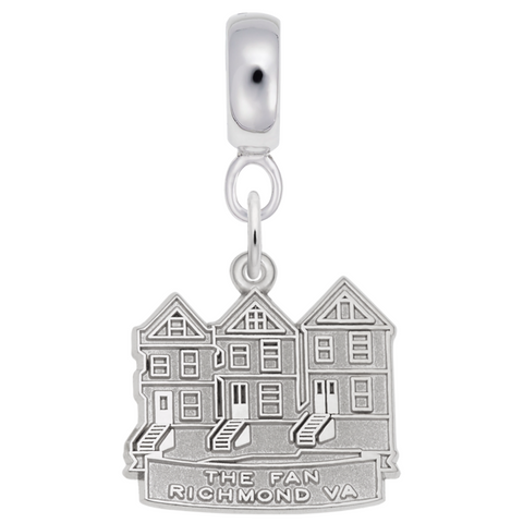 The Fan Richmond Charm Dangle Bead In Sterling Silver