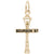 Bourbon St Lamp Post Charm in Yellow Gold Plated