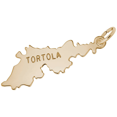 Tortola Charm In Yellow Gold