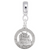 Chateau Frontenac charm dangle bead in Sterling Silver hide-image