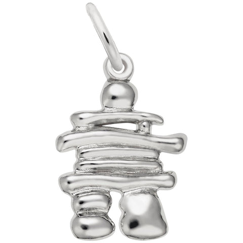 Inukshuk Charm In Sterling Silver