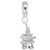 Inukshuk charm dangle bead in Sterling Silver hide-image