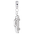 Racecar charm dangle bead in Sterling Silver hide-image