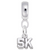 5K Race charm dangle bead in Sterling Silver hide-image