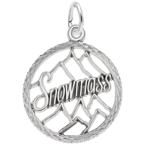 Snowmass Charm In Sterling Silver