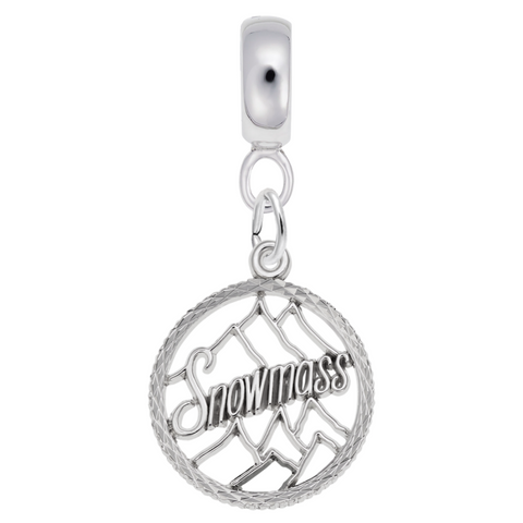 Snowmass Charm Dangle Bead In Sterling Silver