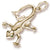 Gecko Charm in 10k Yellow Gold hide-image