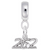 Marathon 26.2 Plain charm dangle bead in Sterling Silver hide-image