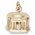 Jefferson Memorial Charm in 10k Yellow Gold hide-image