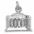 Jefferson Memorial charm in 14K White Gold hide-image