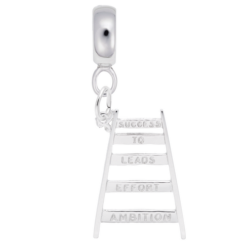 Ladder Of Success Charm Dangle Bead In Sterling Silver