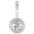 Canada Inukshuk charm dangle bead in Sterling Silver hide-image