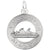 Van/Ak Cruise Ship Charm In Sterling Silver