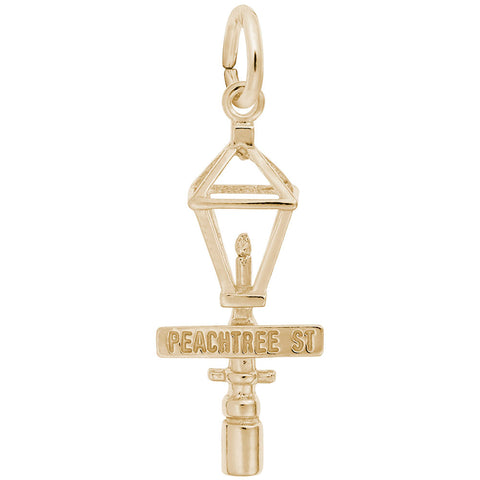 Peachtree Street Charm in Yellow Gold Plated