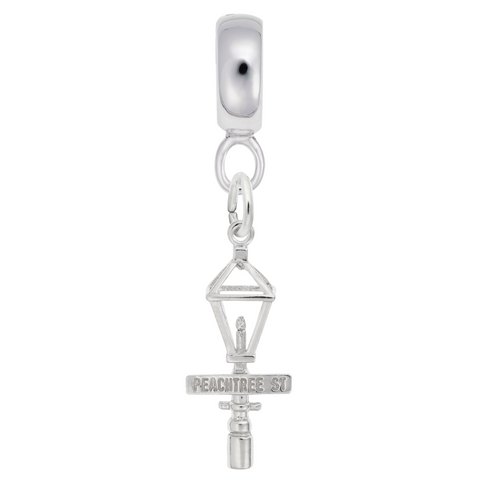 Peachtree Street Charm Dangle Bead In Sterling Silver