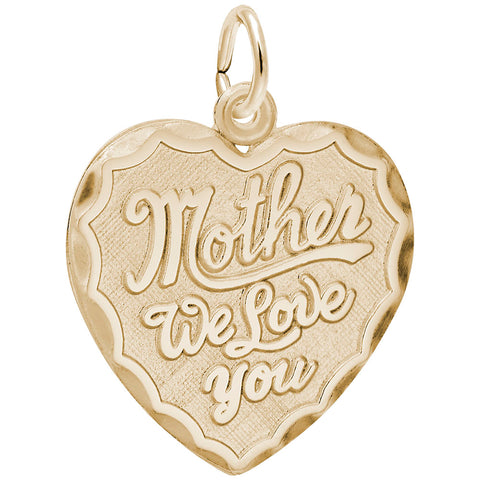Mother Charm in Yellow Gold Plated