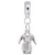 Sheep Head charm dangle bead in Sterling Silver hide-image